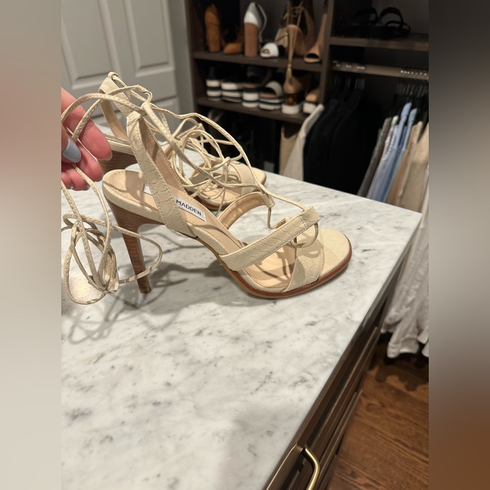 Lace up sandals